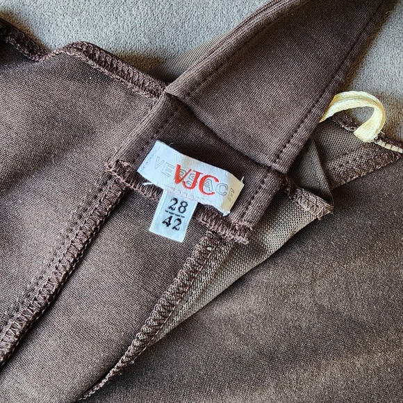 VJC Versace Jeans Couture Vintage Women's Bodycon Sleeveless Dress Size 28 /42 - Picture 6 of 6